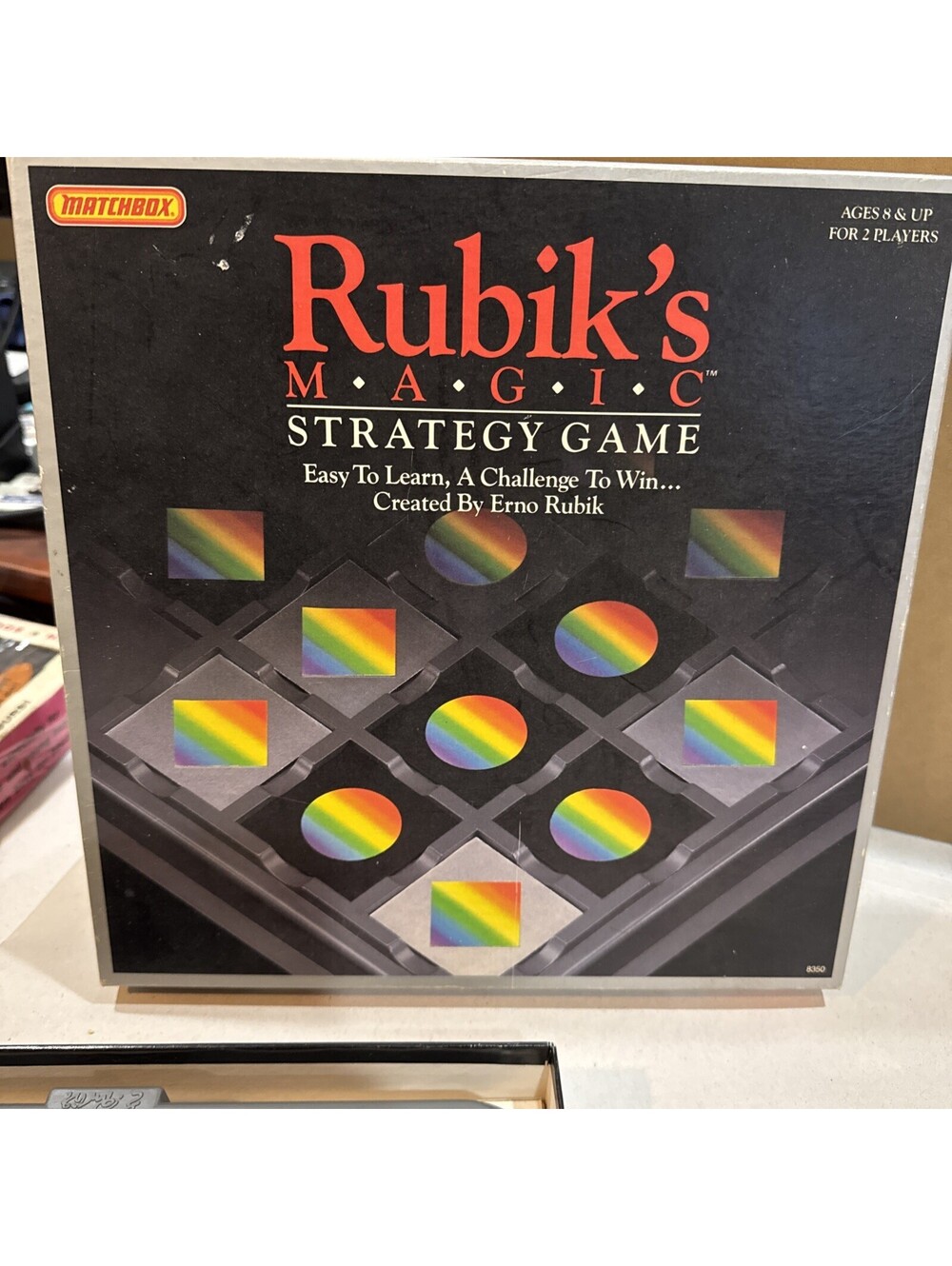 Vintage Rubik's Magic Strategy Game by Matchbox 1987 100% COMPLETE